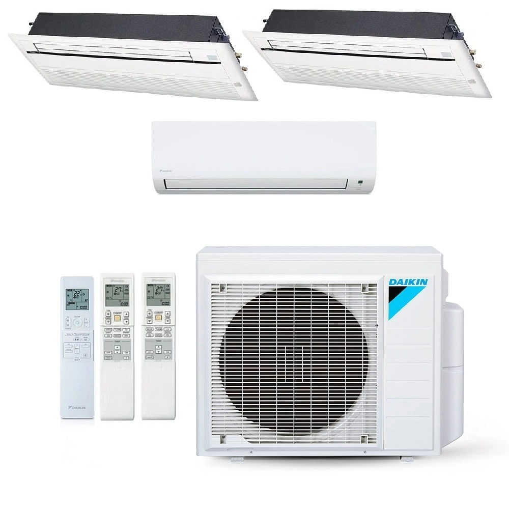 Ar Condicionado Multisplit Tri 39000 Btu(9000+12000+18000) Quente/frio - Inverter - Daikin - 220v - Ctxs09pmvm Ccxs12pvm Ccxs18pvm Bc50p / 3