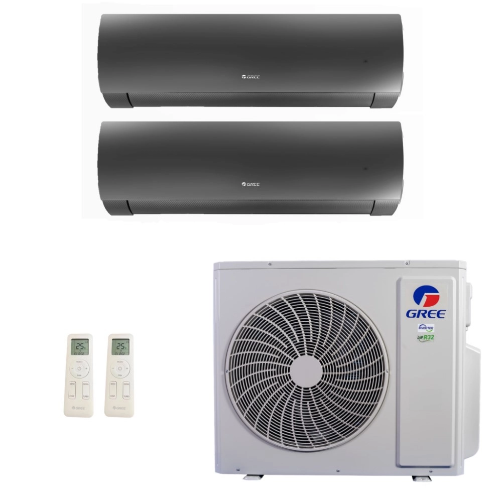 Ar Condicionado Multisplit Bi 48000 Btu(2x24000) Quente/frio - Inverter - Gree - 220v - Gwh(24)ace-d6dna1b / 4gwhd(36)nd6bo