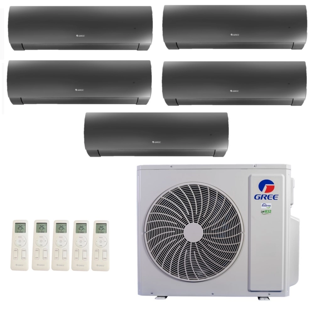 Ar Condicionado Multisplit Penta 69000 Btu(3x9000+18000+24000) Quente/frio - Inverter - Gree - 220v - Gwh(24)ace-d6dna1b Gwh(18)acd-d6dna1c Gw