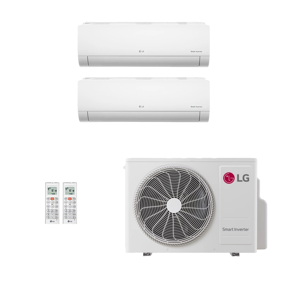 Ar Condicionado Multisplit Bi 36000 Btu(2x18000) Frio - Inverter - LG - 220v - Amnw18gska1 / Z3uq24gfb1
