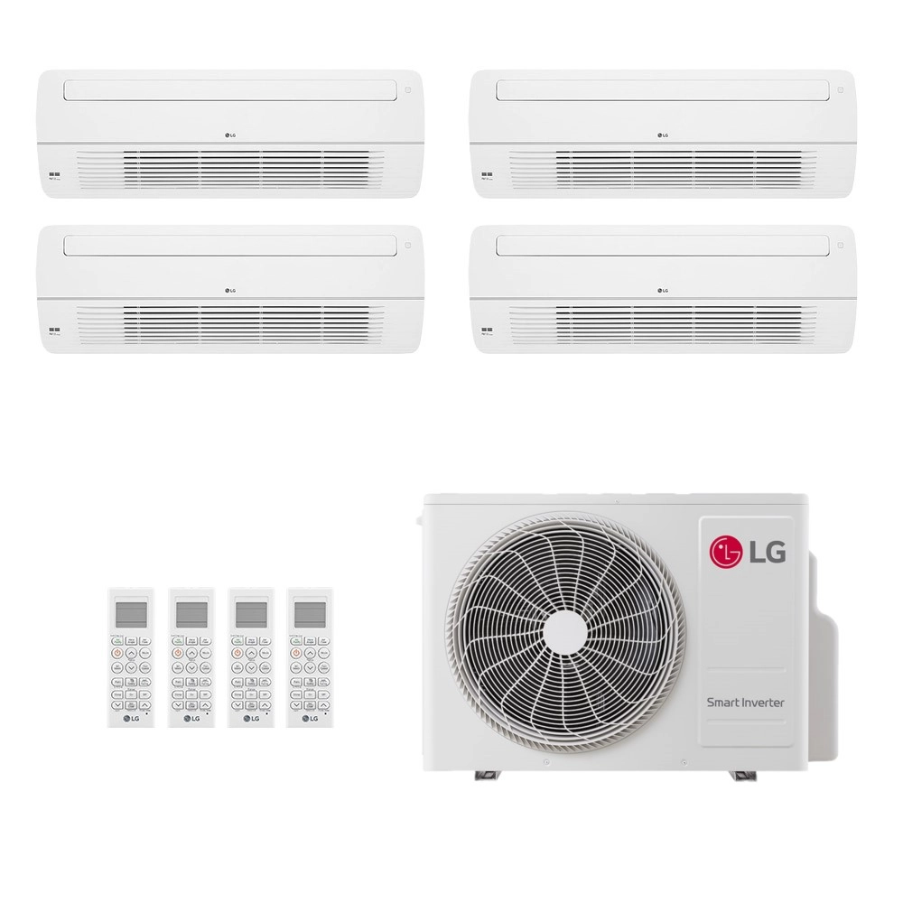 Ar Condicionado Multisplit Quad 39000 Btu(3x7000+18000) Frio - Inverter - LG - 220v - Amnw18gttc0 Amnw07gtuc0 / Z4uq30gfb1