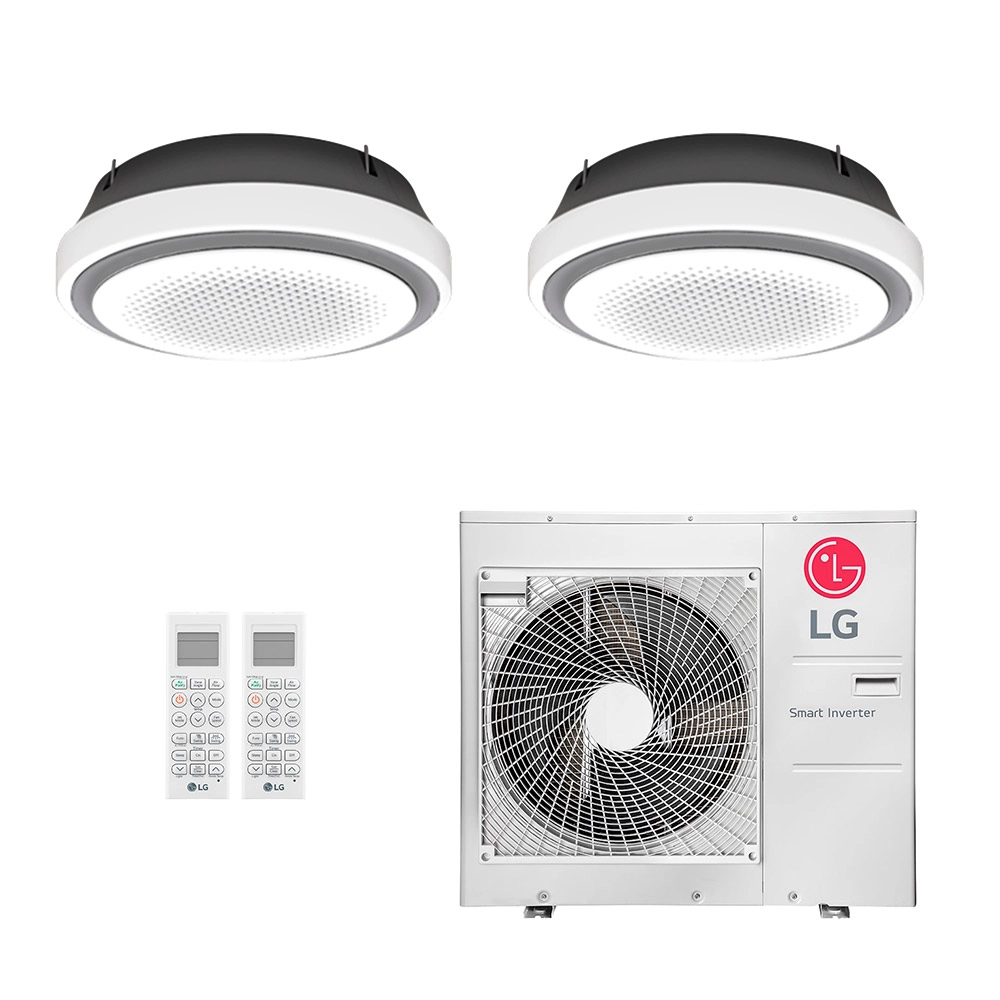 Ar Condicionado Multisplit Bi 72000 Btu(2x36000) Quente/frio - Inverter - LG - 220v - Amnw36gylp0 / Z5uw48gfb1