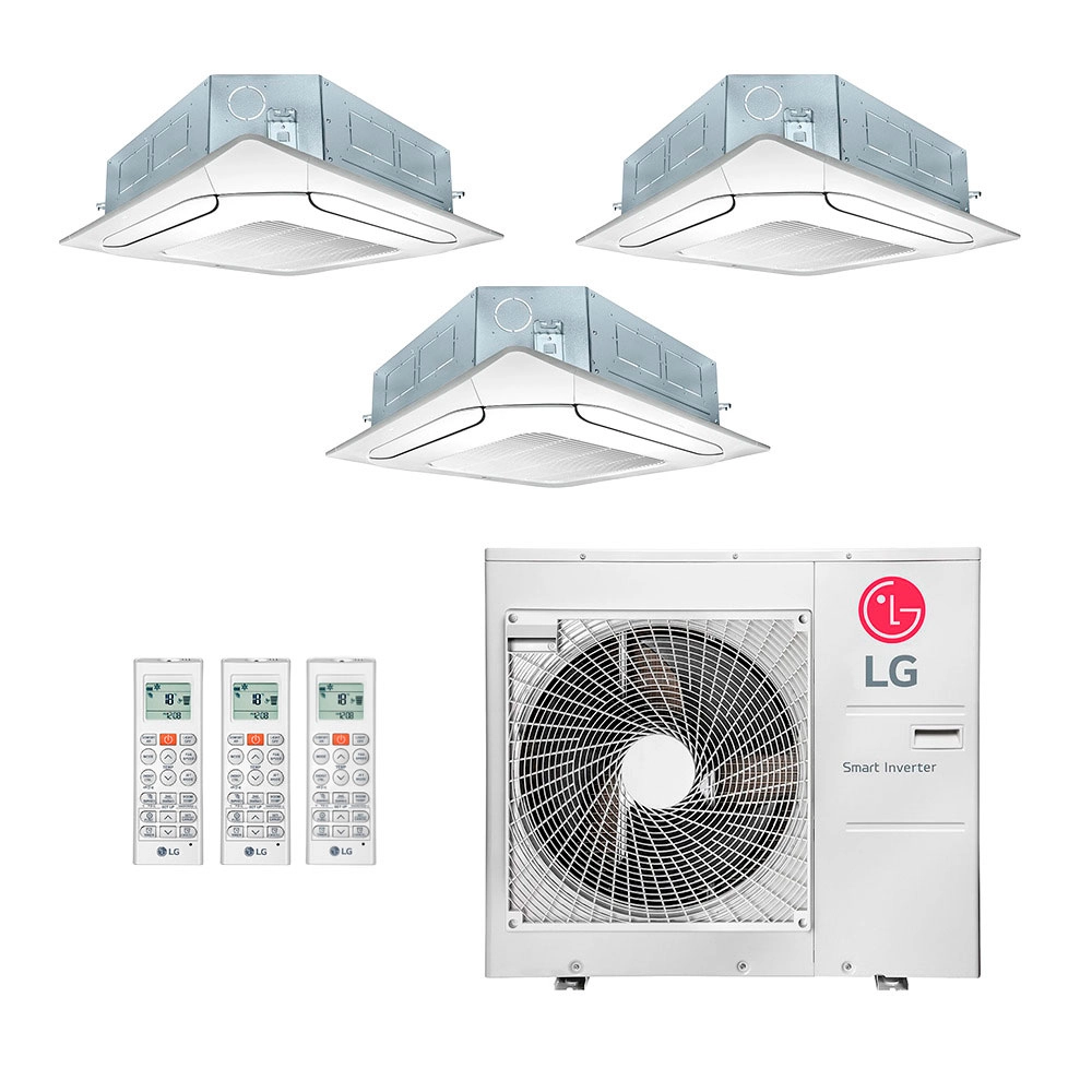 Ar Condicionado Multisplit Tri 54000 Btu(3x18000) Quente/frio - Inverter - LG - 220v - Amnw18gtpa2 / Z5uw48gfb1
