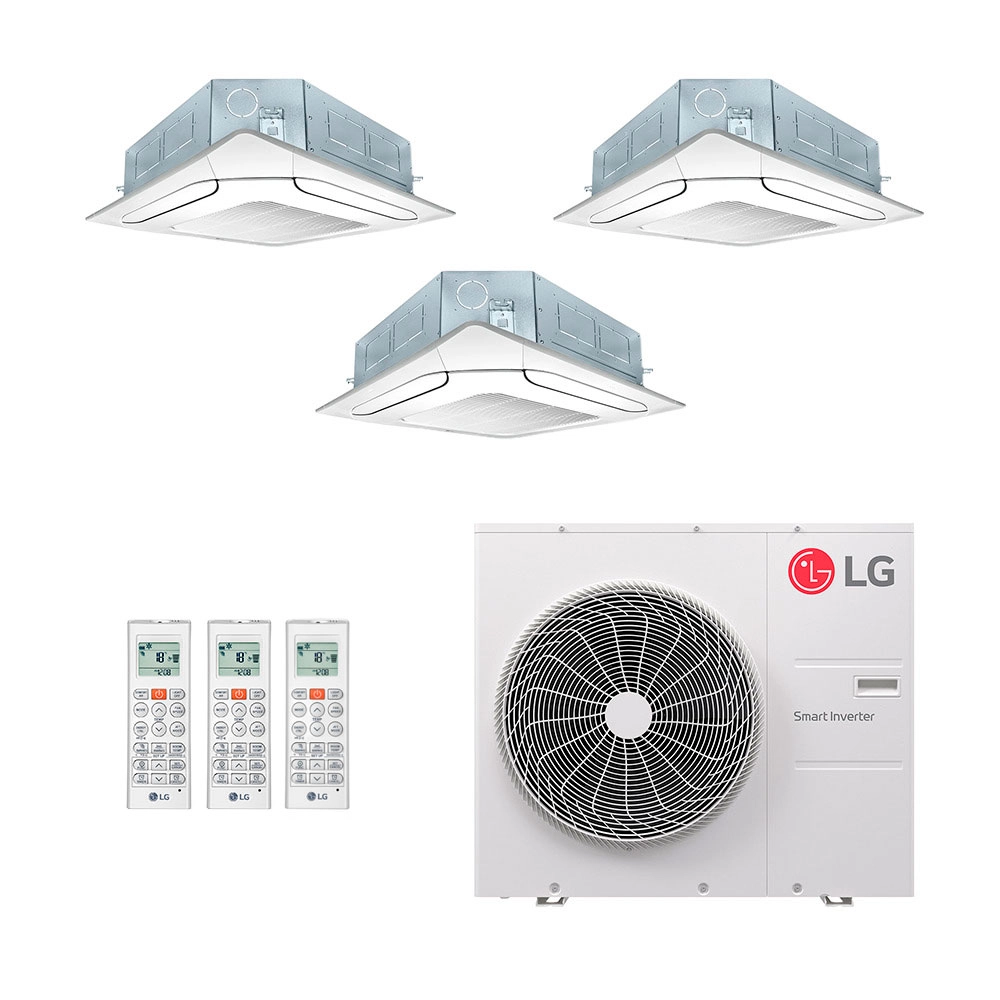 Ar Condicionado Multisplit Tri 54000 Btu(3x18000) Frio - Inverter - LG - 220v - Amnw18gtpa2 / Z5uq54gfb1