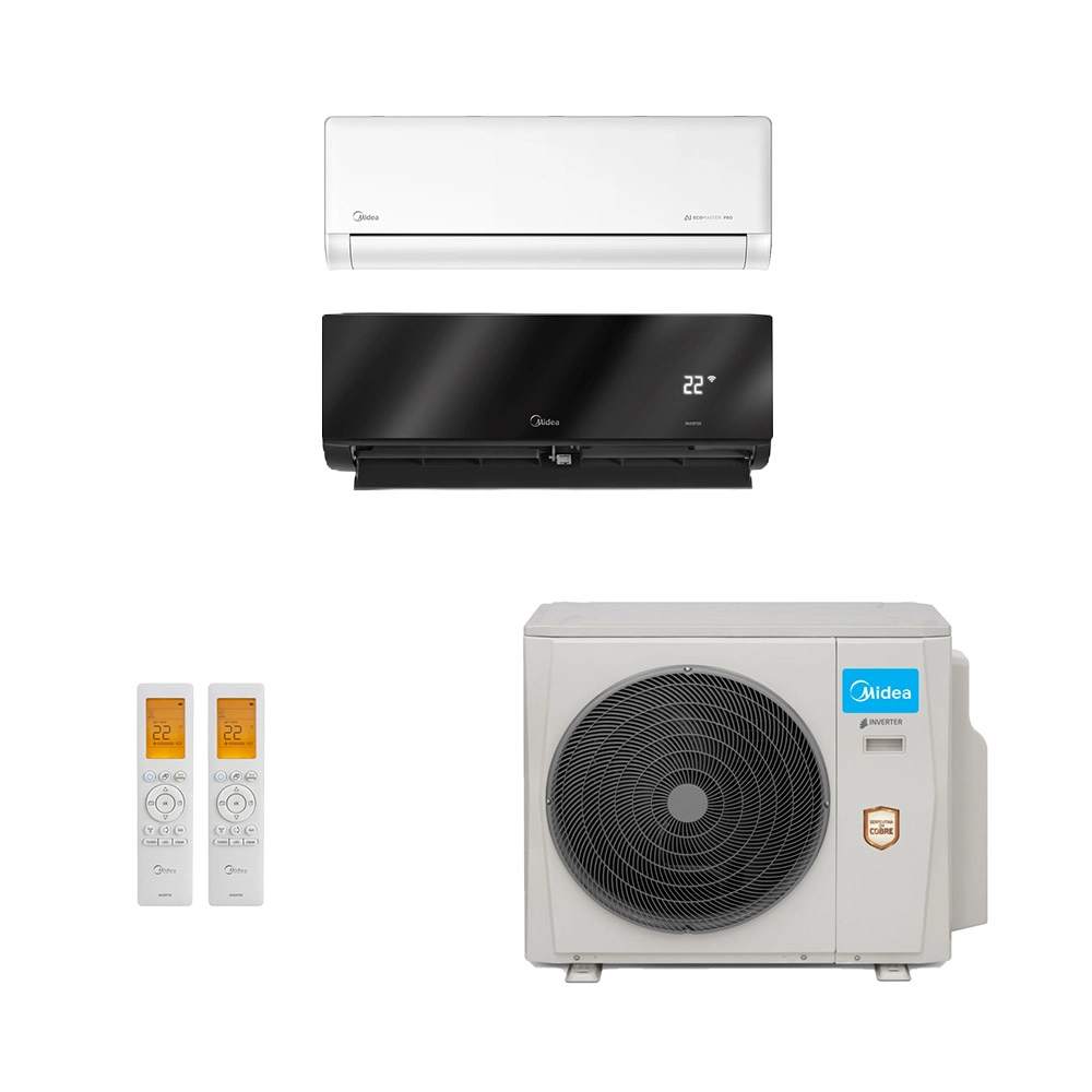Ar Condicionado Multisplit Bi 36000 Btu(12000+24000) Quente/frio - Inverter - Springer Midea - 220v - 42mgmsb24m5 42ezmsa12m5 / 38mbmma36m5