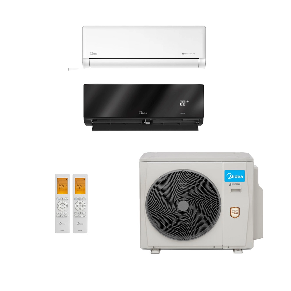 Ar Condicionado Multisplit Bi 36000 Btu(12000+24000) Quente/frio - Inverter - Springer Midea - 220v - 42mgmsb24m5 42agmsb12m5 / 38mbmpa42m5