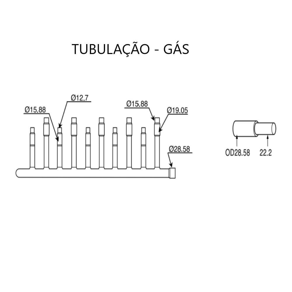 5000009837-RAMIFICADOR HEADER VRF ARBL1010 [LG-LCAC]