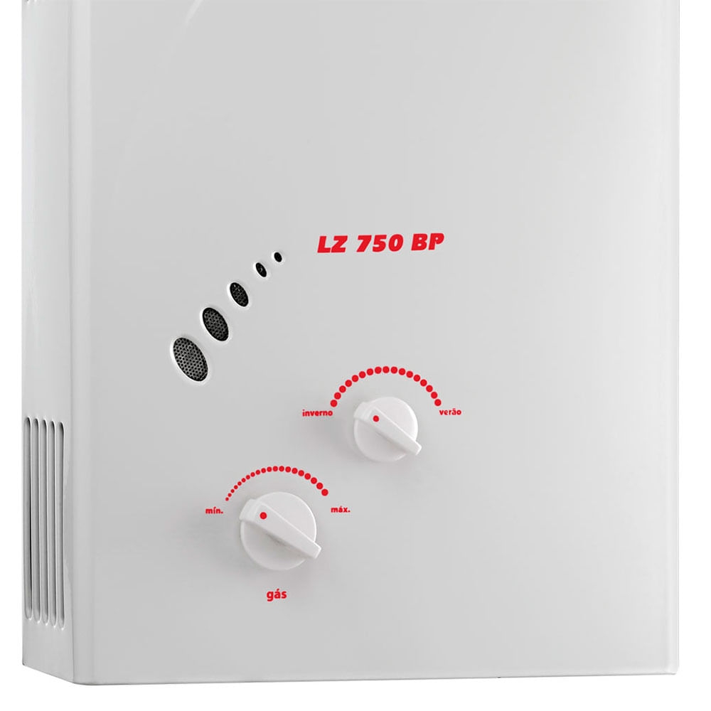 Aquecedor de Água a Gás Lorenzetti LZ 750BP GN 7,5 Litros