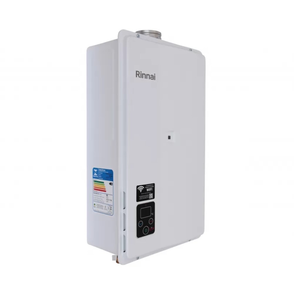 Aquecedor de Água a Gás Rinnai E27 GN 27 Litros Branco Bivolt