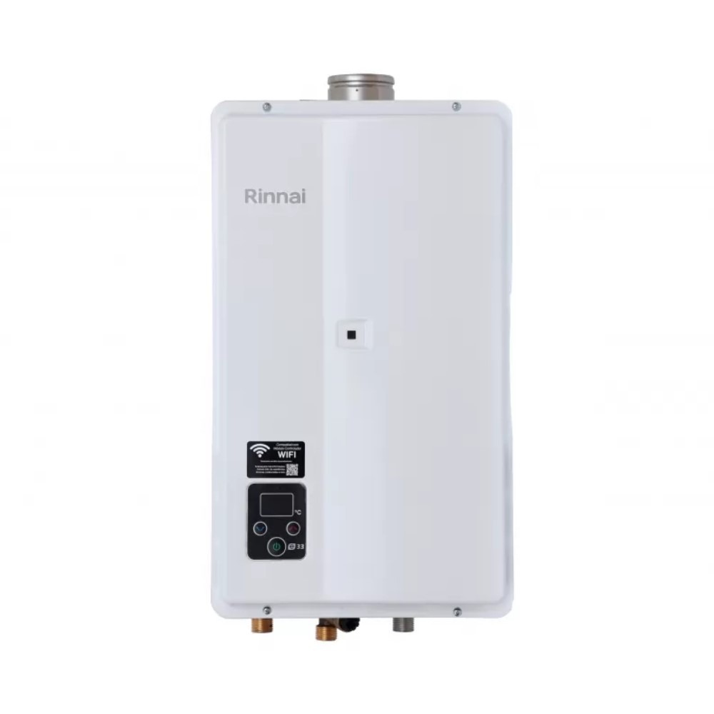 Aquecedor de Água a Gás Rinnai E33 GLP 32,5 Litros Bivolt Aquecedor de Água a Gás Rinnai E33 GLP 325 Litros Bivolt