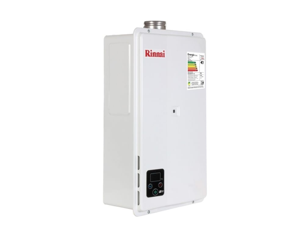 Aquecedor de Água a Gás Rinnai E33 GN 32,5 Litros Bivolt