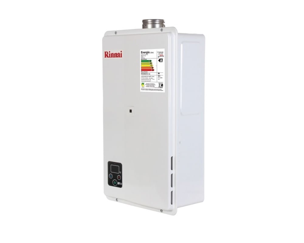 Aquecedor de Água a Gás Rinnai E33 GN 32,5 Litros Bivolt