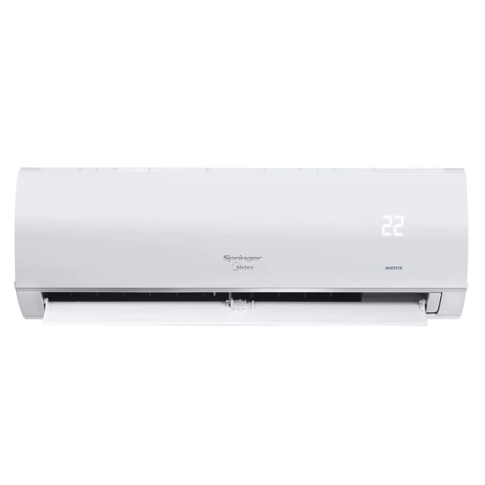 Ar-Condicionado Inverter Split Hi Wall Springer Midea AirVolution Connect 9.000 BTUs R-32 Só Frio 220V - AVARIA DE EMBALAGEM Ar-Condicionado Inverter Split Hi Wall Springer Midea AirVolution Connect 9.000 BTUs R-32 Só Frio 220V - AVARIA DE EMBALAGEM