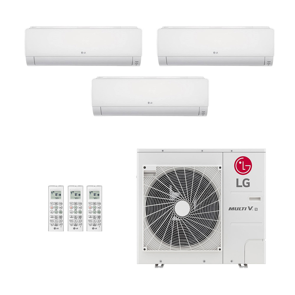 Ar-Condicionado Mini VRF LG 3HP (2x Evap HW 9.000 + 1x Evap HW 12.000) Só Frio 220V Ar-Condicionado Mini VRF LG 3HP (2x Evap HW 9.000 + 1x Evap HW 12.000) Só Frio 220V