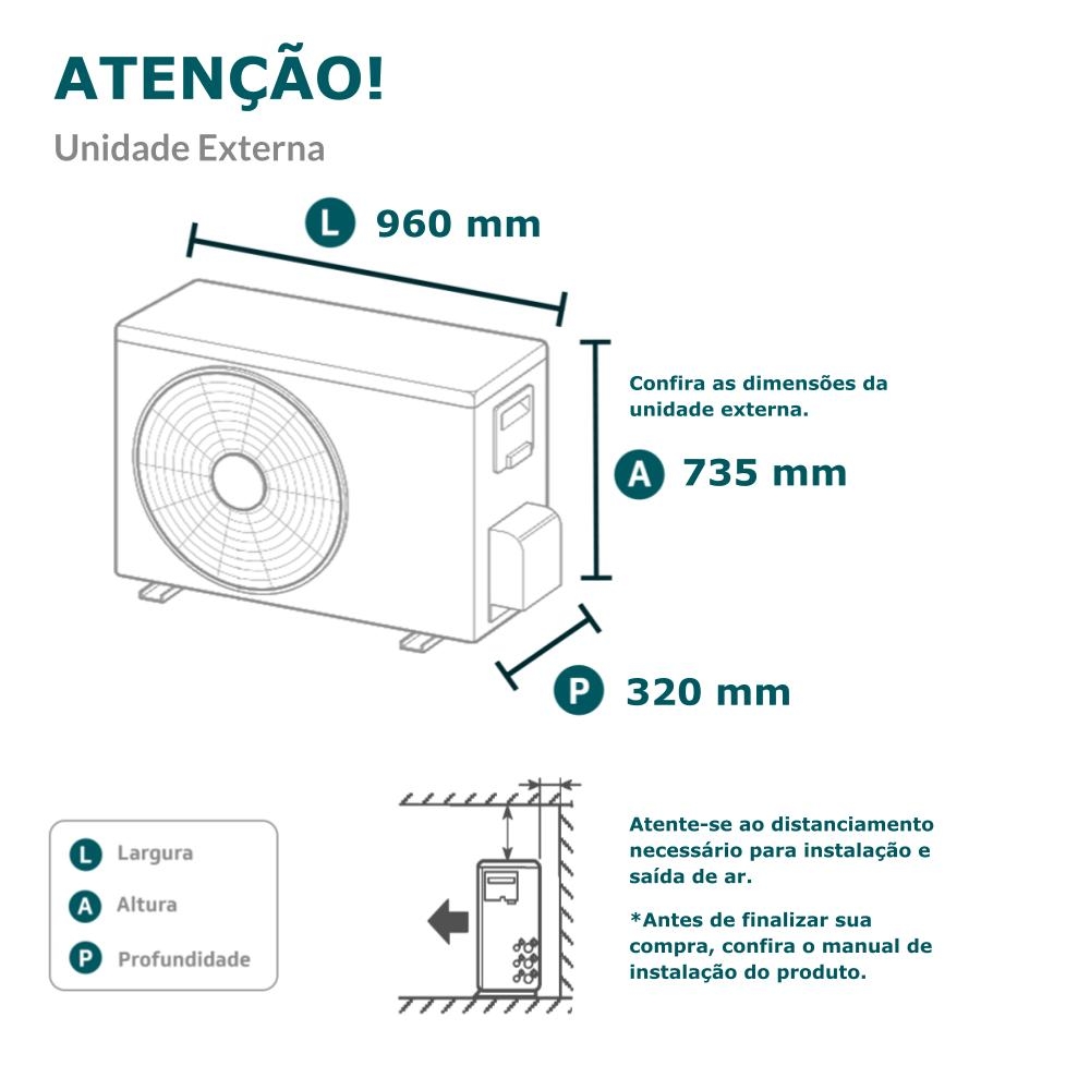 Ar-Condicionado Multi Split Inverter Daikin 23.000 BTUs (2x Evap Cassete 4 Vias 9.000 + 1x Evap Cassete 4 Vias 12.000) Quente/Frio 220V