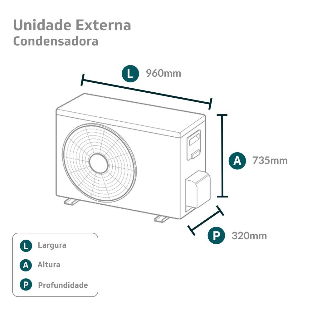 Ar-Condicionado Multi Split Inverter Daikin 28.000 (1x Evap Cassete 1 Via 9.000 + 2x Evap Cassete 4 Vias 18.000) Quente/Frio 220V