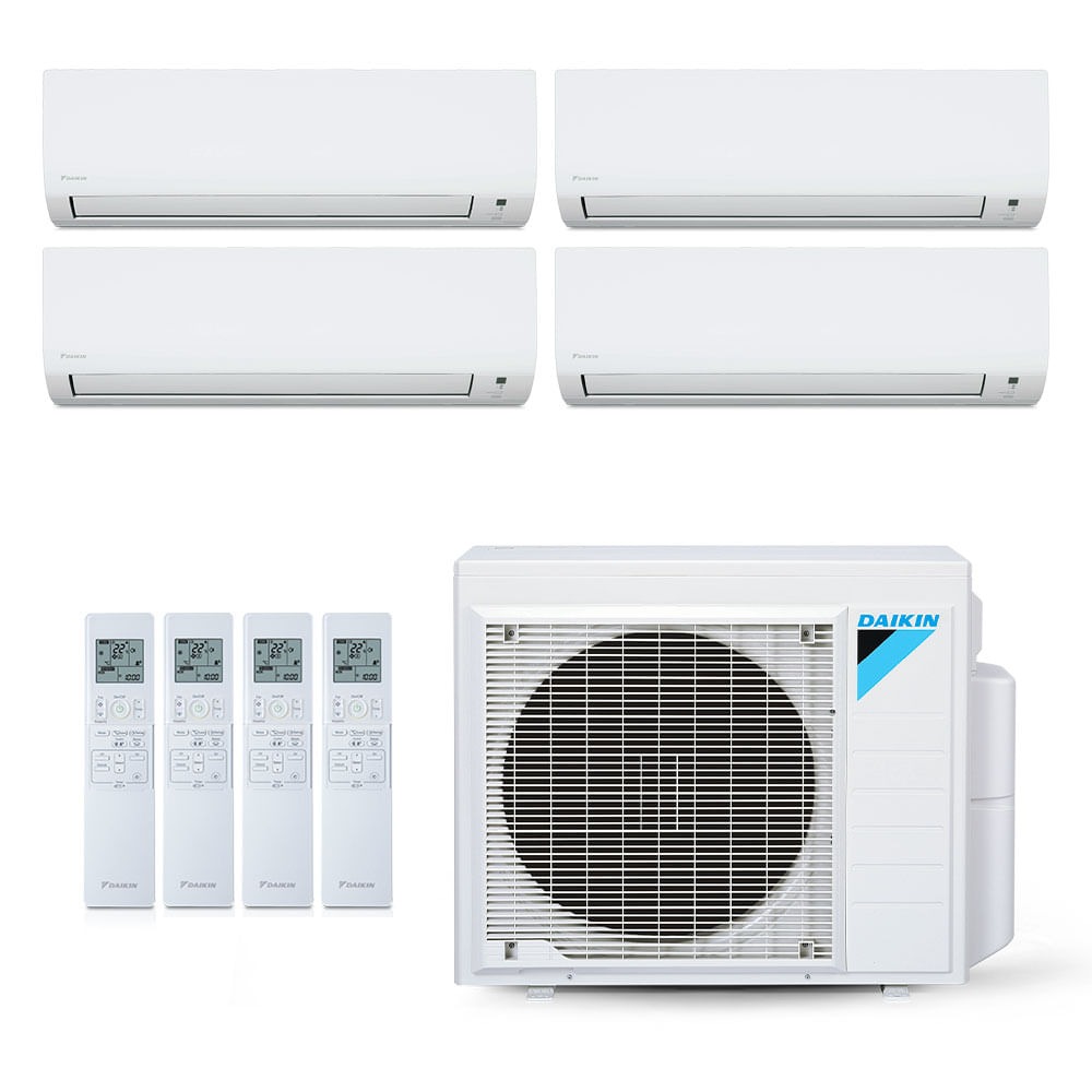 Ar-Condicionado Multi Split Inverter Daikin 28.000 BTUs (3x Evap HW 9.000 + 1x Evap HW 12.000) Quente/Frio 220V