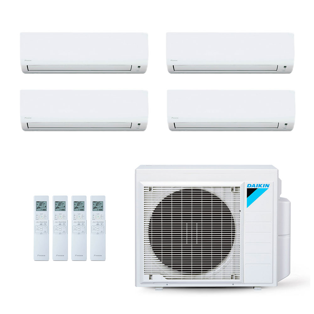 Ar-Condicionado Multi Split Inverter Daikin 34.000 (2x Evap HW 9.000 + 2x Evap HW 18.000) Quente/Frio 220V