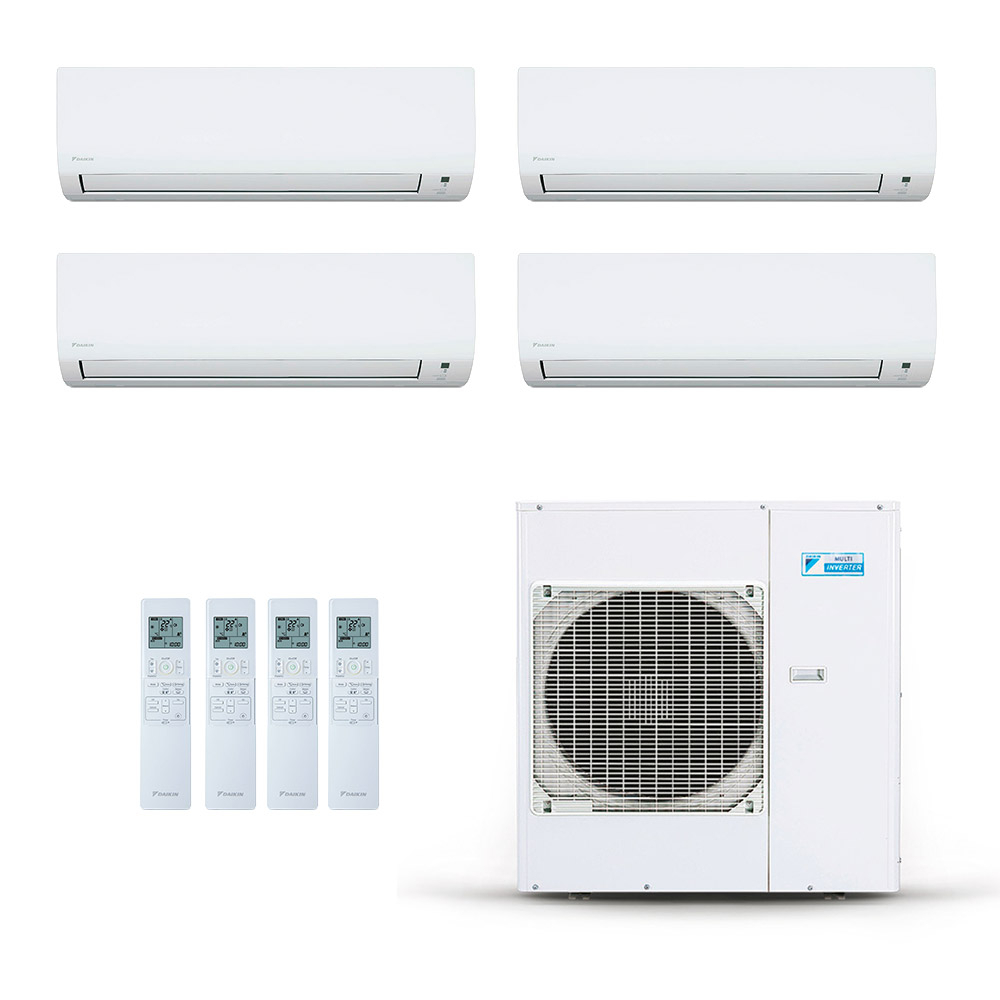 Ar-Condicionado Multi Split Inverter Daikin 38.000 BTUs (2x Evap HW 9.000 + 1x Evap HW 12.000 + 1x Evap HW 24.000) Quente/Frio 220V Ar-Condicionado Multi Split Inverter Daikin 38.000 BTUs (2x Evap HW 9.000 + 1x Evap HW 12.000 + 1x Evap HW 24.000) Quente/Frio 220V