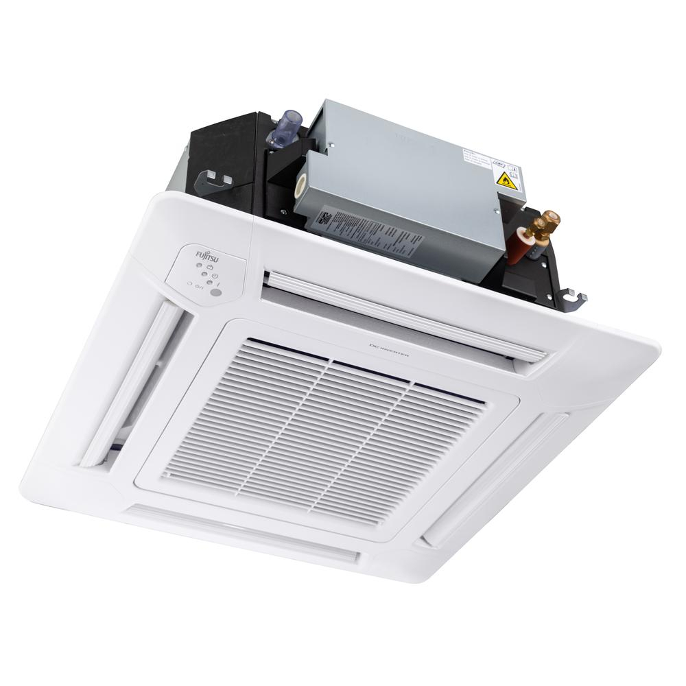 Ar-Condicionado Multi Split Inverter Fujitsu 18.000 (3x Evap Cassete 4 Vias 9.000) Quente/Frio 220V