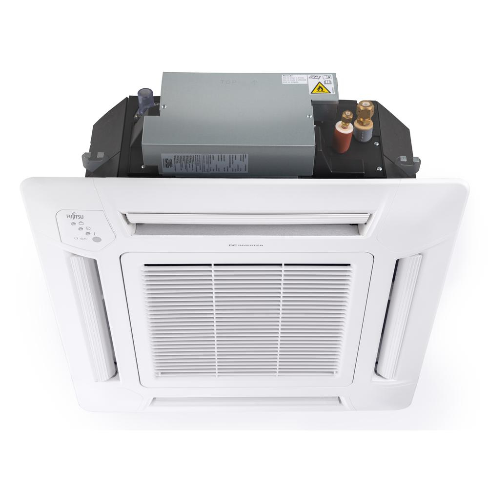 Ar-Condicionado Multi Split Inverter Fujitsu 18.000 (3x Evap Cassete 4 Vias 9.000) Quente/Frio 220V