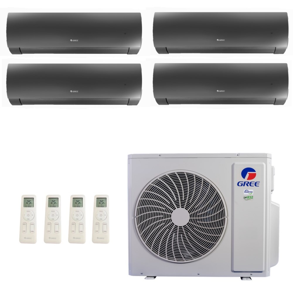 Ar-Condicionado Multi Split Inverter Gree 42.000 (2x Evap HW 12.000 + 2x Evap HW 18.000) Quente/Frio 220V