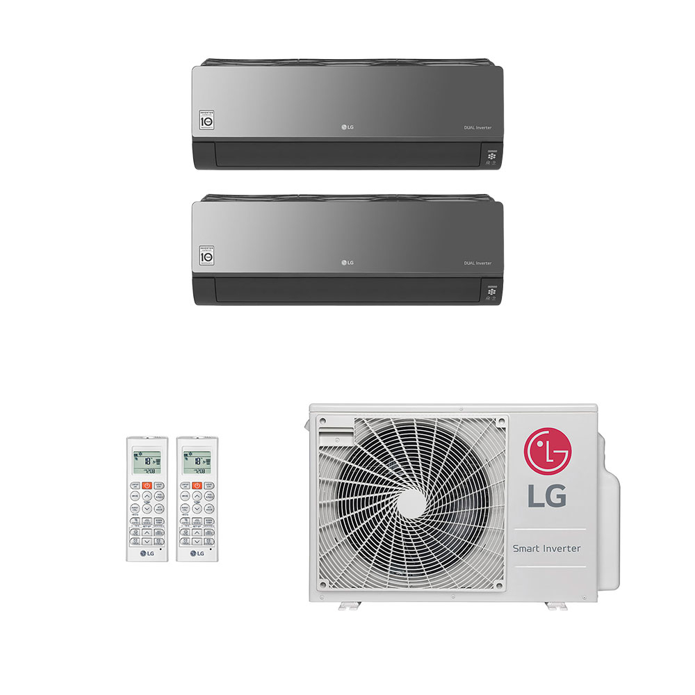 Ar-Condicionado Multi Split Inverter LG 18.000 (2x Evap HW Artcool 9.000) Só Frio 220V Ar-Condicionado Multi Split Inverter LG 18.000 (2x Evap HW Artcool 9.000) Só Frio 220V