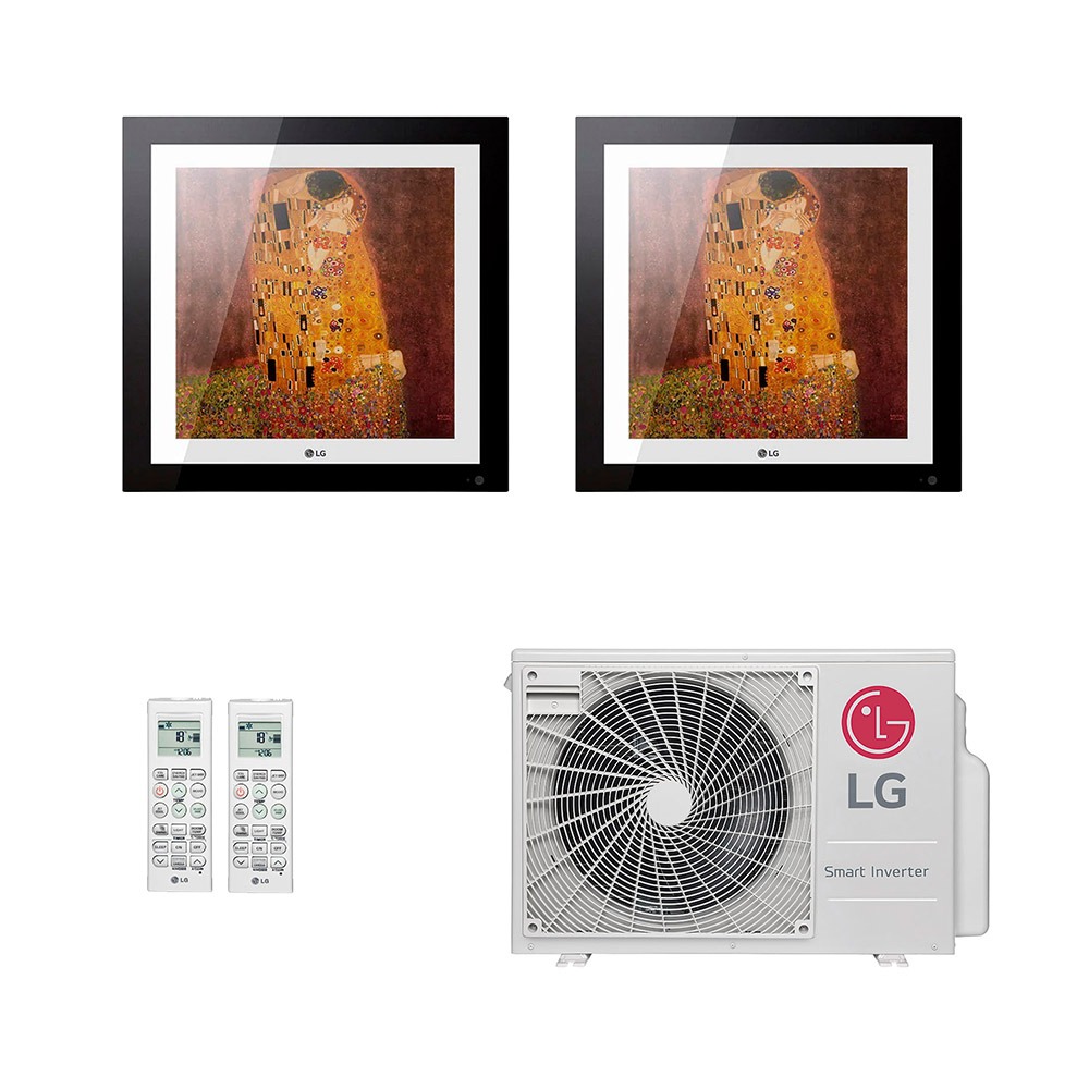 Ar-Condicionado Multi Split Inverter LG 24.000 (2x Evap Artcool Gallery 12.000) Só Frio 220V