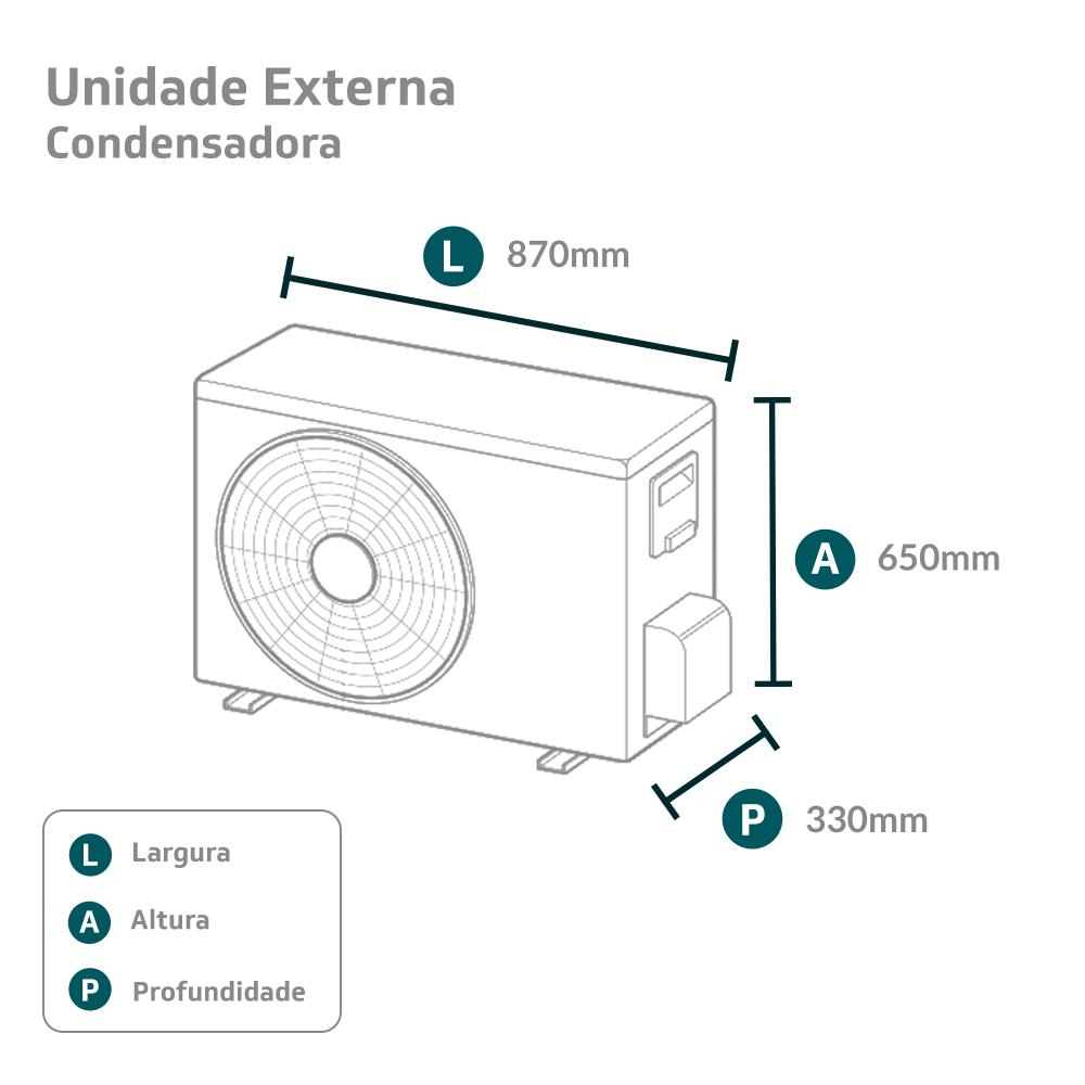 Ar-Condicionado Multi Split Inverter LG 24.000 (2x Evap Cassete 1 Via 9.000 + 1x Evap Cassete 1 Via 18.000) Quente/Frio 220V							