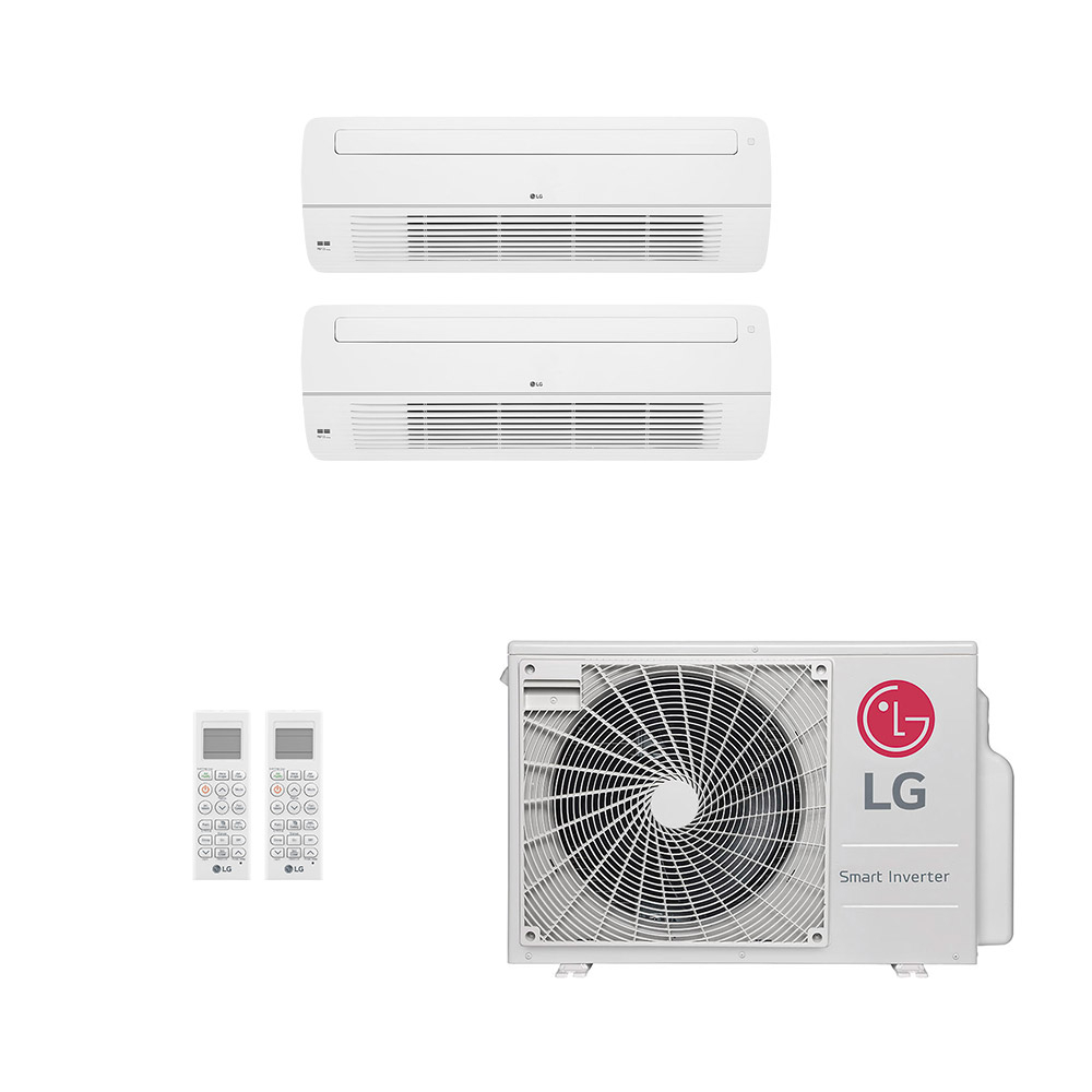 Ar-Condicionado Multi Split Inverter LG 30.000 (1x Evap Cassete 1 Via 7.000 + 1x Evap Cassete 1 Via 24.000) Só Frio 220V