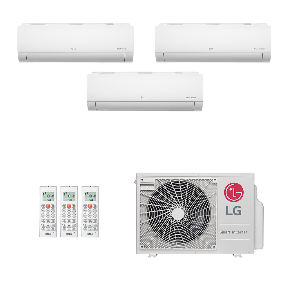 Ar-Condicionado Multi Split Inverter LG 30.000 (3x Evap HW 9.000) Só Frio 220V