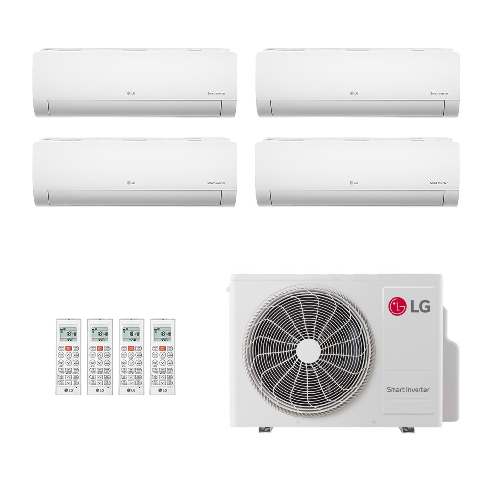 Ar-Condicionado Multi Split Inverter LG 36.000 (4x Evap HW 9.000) Só Frio 220V Ar-Condicionado Multi Split Inverter LG 36.000 (4x Evap HW 9.000) Só Frio 220V