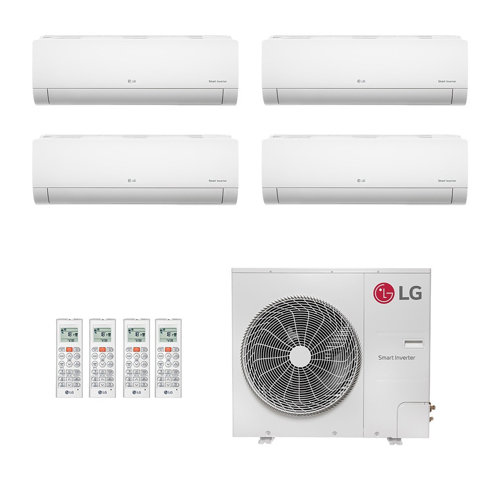 Ar-Condicionado Multi Split Inverter LG 48.000 (2x Evap HW 7.000 + 2x Evap HW 24.000) Só Frio 220V Ar-Condicionado Multi Split Inverter LG 48.000 (2x Evap HW 7.000 + 2x Evap HW 24.000) Só Frio 220V