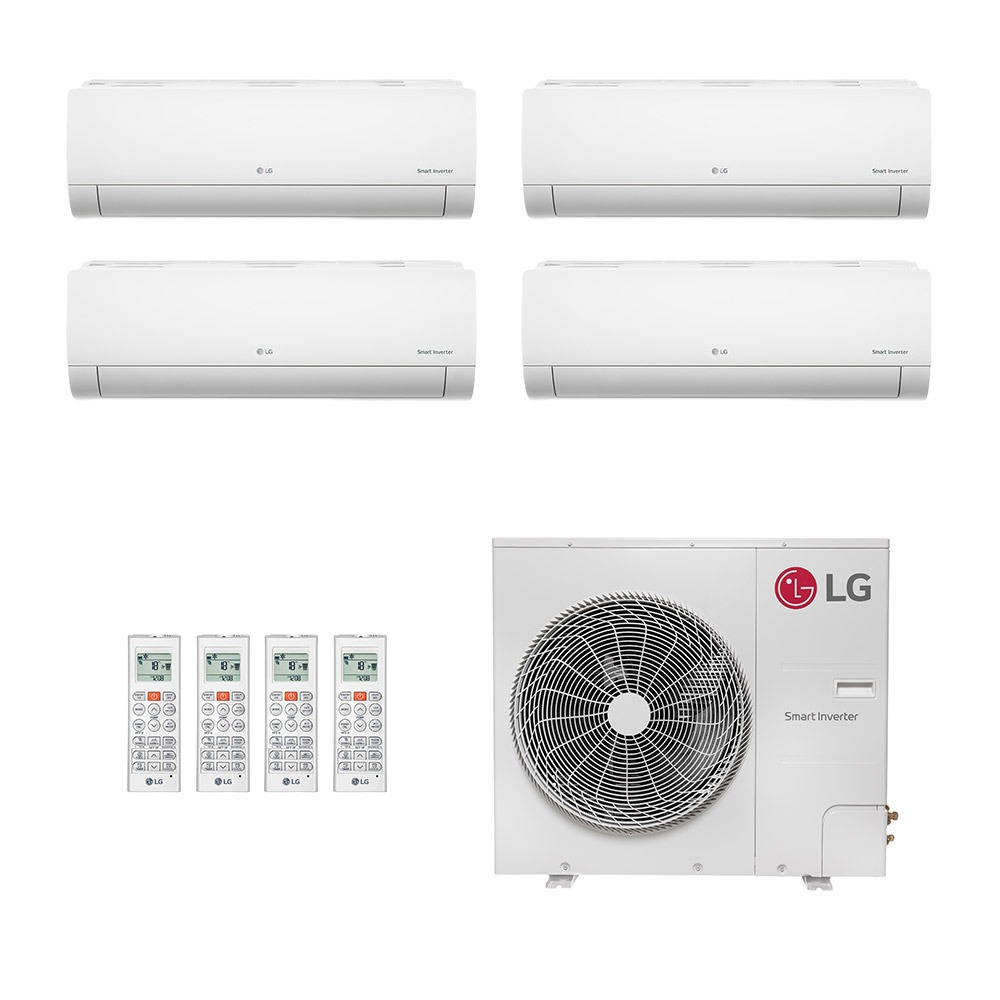 Ar-Condicionado Multi Split Inverter LG 48.000 (2x Evap HW 9.000 + 1x Evap HW 12.000 + 1x Evap HW 18.000) Só Frio 220V Ar-Condicionado Multi Split Inverter LG 48.000 (2x Evap HW 9.000 + 1x Evap HW 12.000 + 1x Evap HW 18.000) Só Frio 220V