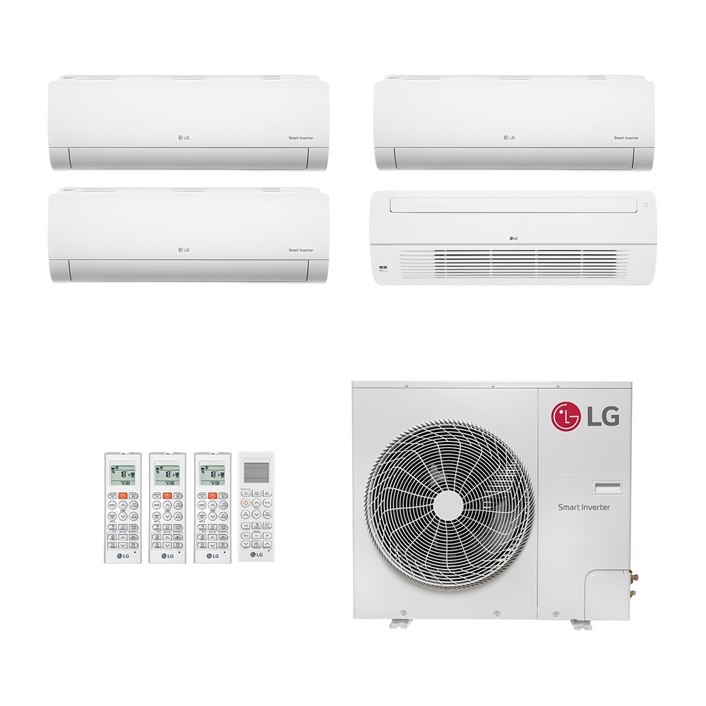 Ar-Condicionado Multi Split Inverter LG 52.000 (2x Evap HW 7.000 + 1x Evap HW 12.000 + 1x Evap Cassete 1 Via 18.000) Só Frio 220V Ar-Condicionado Multi Split Inverter LG 52.000 (2x Evap HW 7.000 + 1x Evap HW 12.000 + 1x Evap Cassete 1 Via 18.000) Só Frio 220V