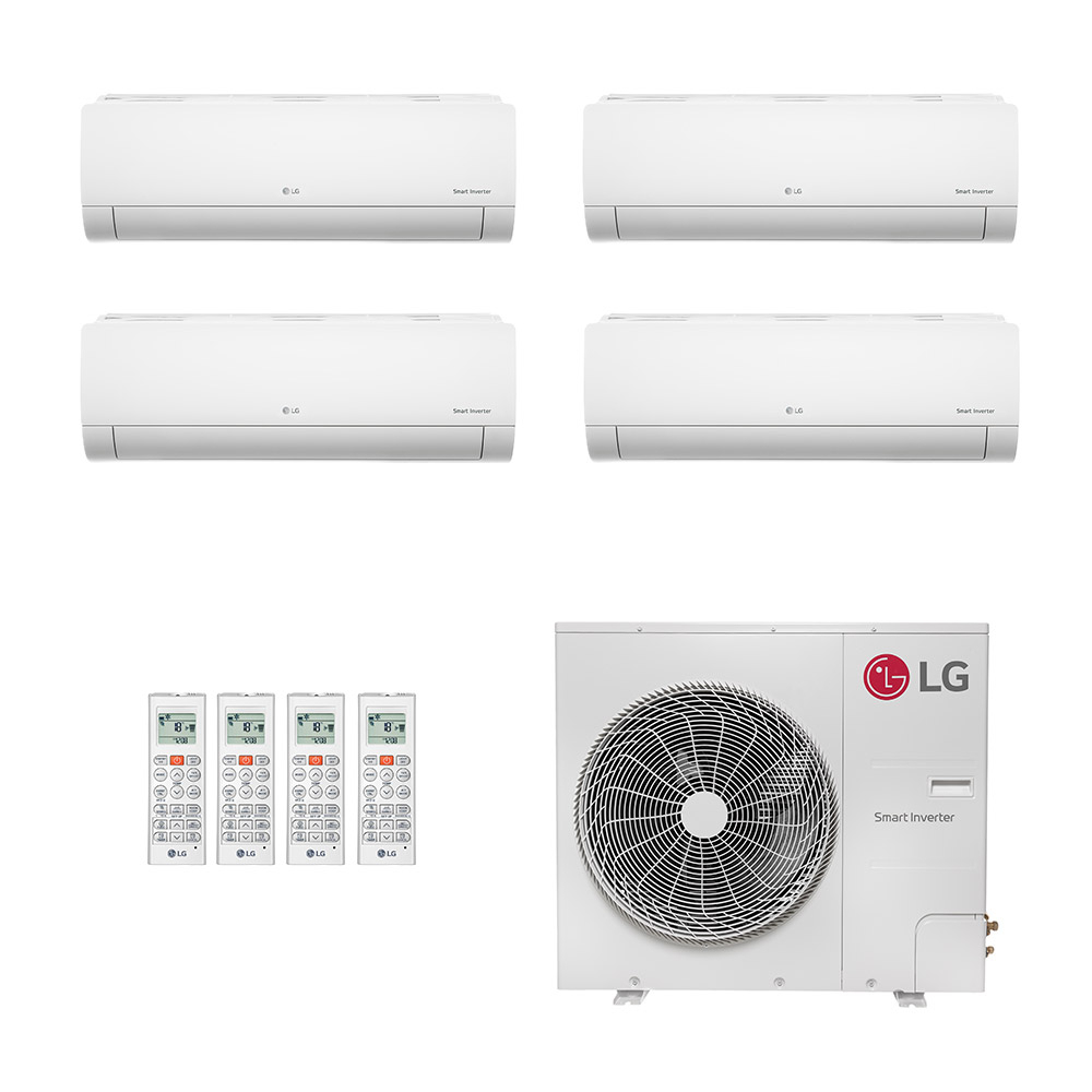 Ar-Condicionado Multi Split Inverter LG 52.000 (2x Evap HW 7.000 + 2x Evap HW 24.000) Só Frio 220V Ar-Condicionado Multi Split Inverter LG 52.000 (2x Evap HW 7.000 + 2x Evap HW 24.000) Só Frio 220V