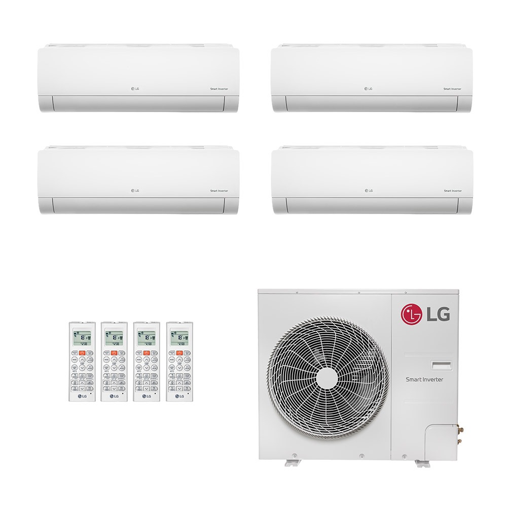Ar-Condicionado Multi Split Inverter LG 52.000 (2x Evap HW 9.000 + 2x Evap HW 18.000) Só Frio 220V Ar-Condicionado Multi Split Inverter LG 52.000 (2x Evap HW 9.000 + 2x Evap HW 18.000) Só Frio 220V