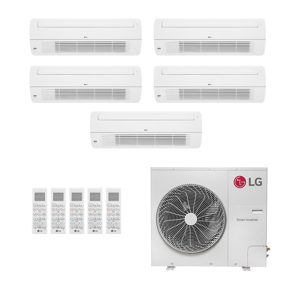 Ar-Condicionado Multi Split Inverter LG 52.000 (5x Evap Cassete 1 Via 12.000) Só Frio 220V Ar-Condicionado Multi Split Inverter LG 52.000 (5x Evap Cassete 1 Via 12.000) Só Frio 220V