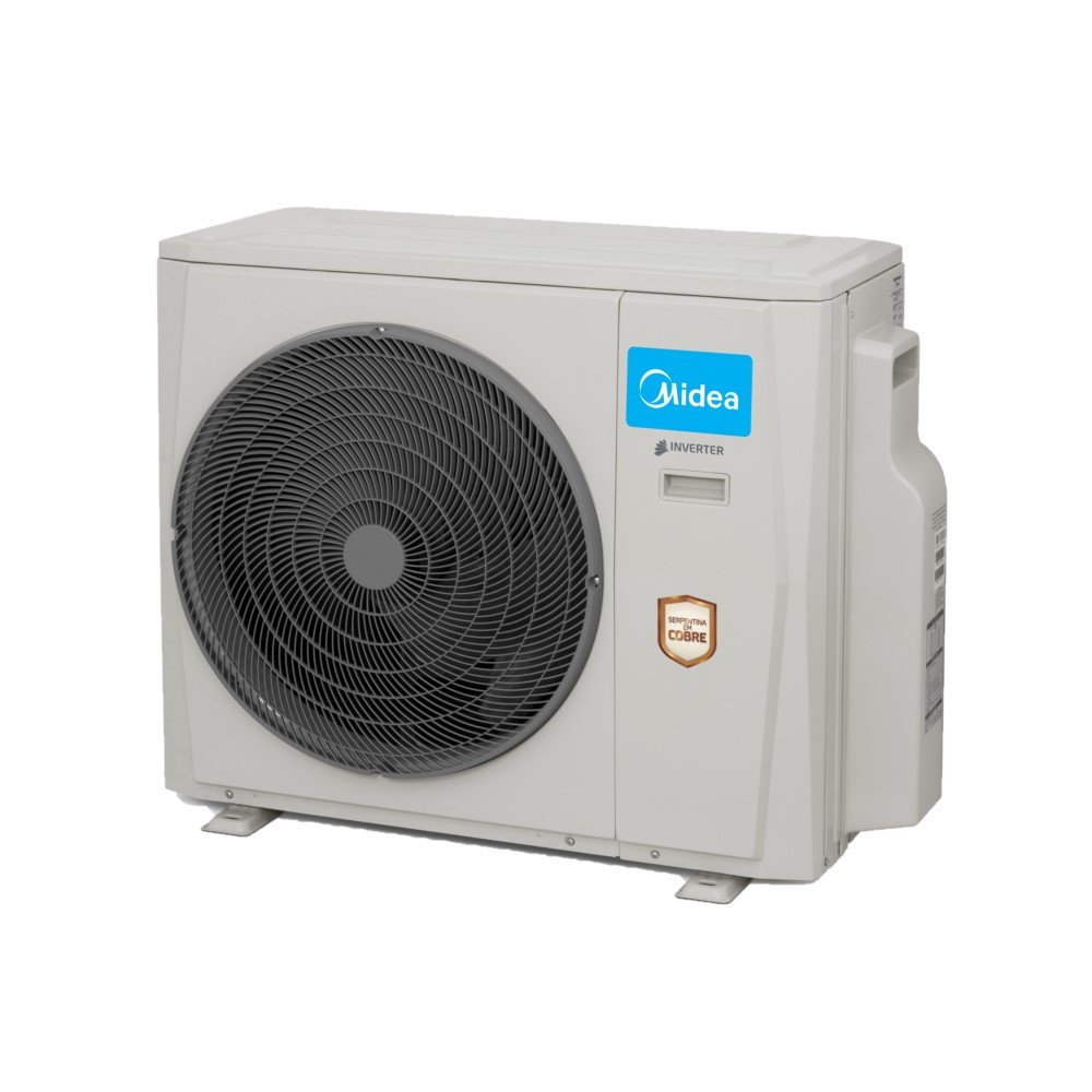 Ar-Condicionado Multi Split Inverter Midea 27.000 (1x Evap HW 9.000 + 2x Evap Cassete 1 Via 12.000) Quente/Frio 220V