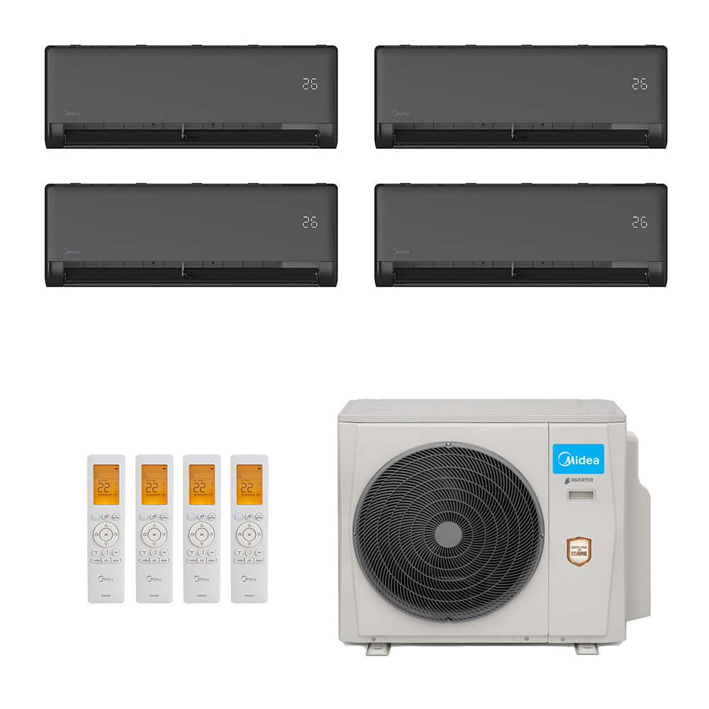 Ar-Condicionado Multi Split Inverter Midea 36.000 (4x Evap HW 9.000) Quente/Frio 220V Ar-Condicionado Multi Split Inverter Midea 36.000 (4x Evap HW 9.000) Quente/Frio 220V