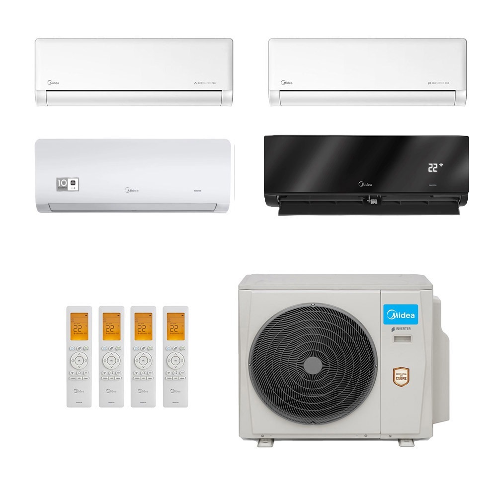 Ar-Condicionado Multi Split Inverter Midea 42.000 (2x Evap HW 9.000 + 1x Evap HW 12.000 + 1x Evap HW 24.000) Quente/Frio 220V Ar-Condicionado Multi Split Inverter Midea 42.000 (2x Evap HW 9.000 + 1x Evap HW 12.000 + 1x Evap HW 24.000) Quente/Frio 220V