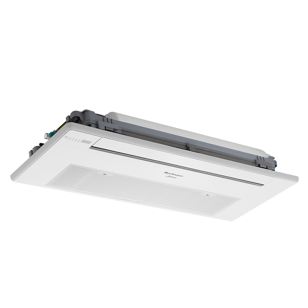 Ar-Condicionado Multi Split Inverter Midea 18.000 BTUs (1x Evap Cassete 1 Via 9.000 + 1x Evap Cassete 4 Vias 18.000) Quente/Frio 220V