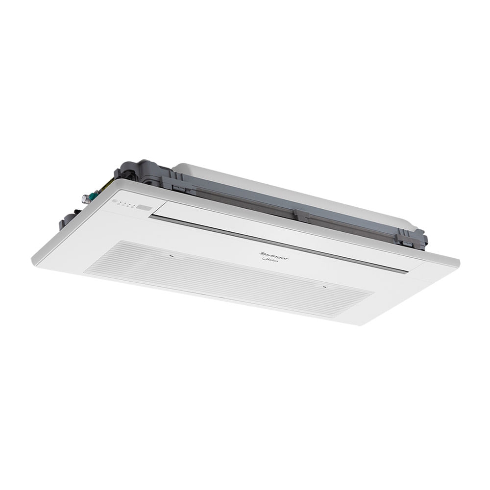 Ar-Condicionado Multi Split Inverter Springer Midea 18.000 BTUs (2x Evap Cassete 1 Via 9.000 ) Quente/Frio 220V