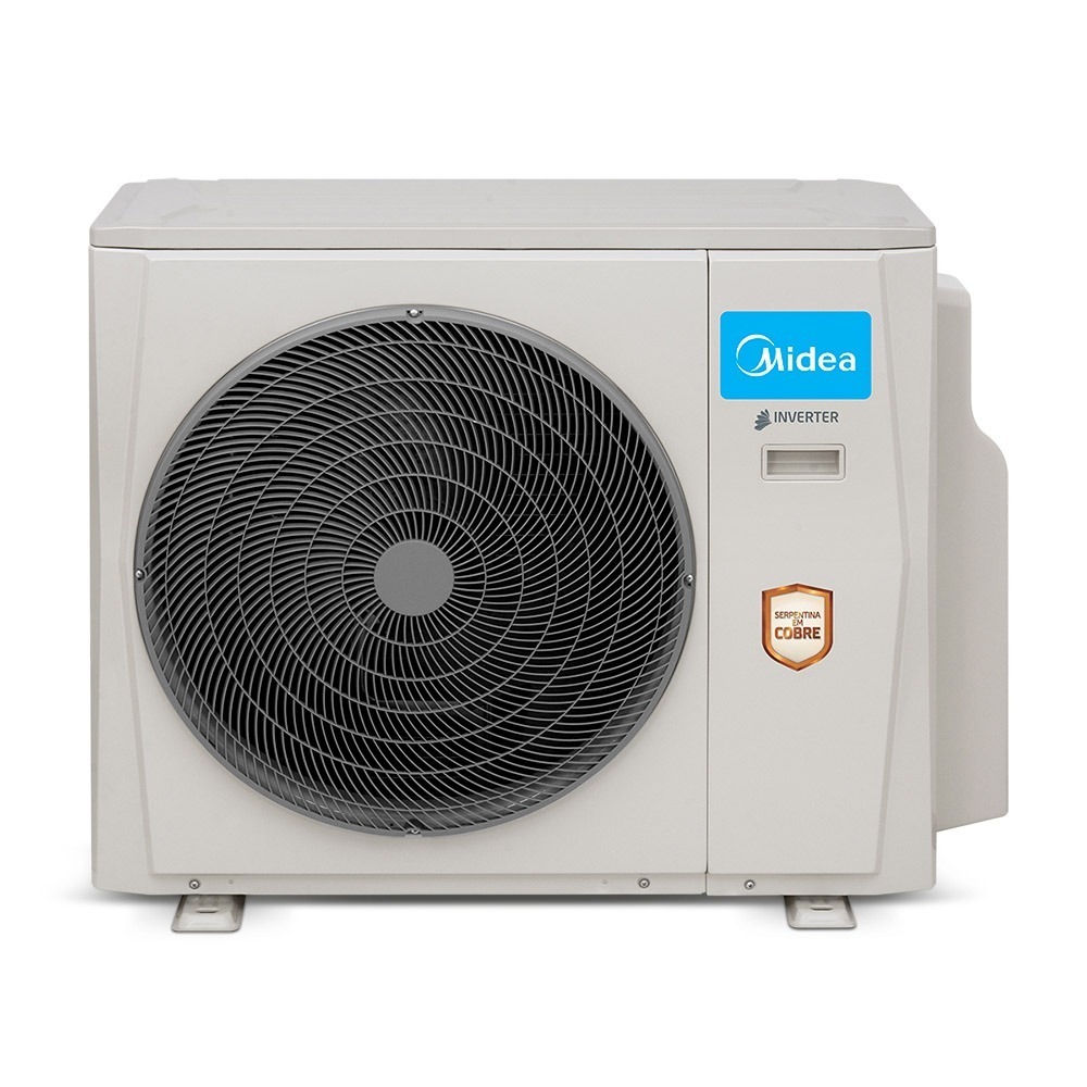 Ar-Condicionado Multi Split Inverter Midea 42.000 (1x Evap HW 9.000 + 4x Evap HW 12.000) Quente/Frio 220V