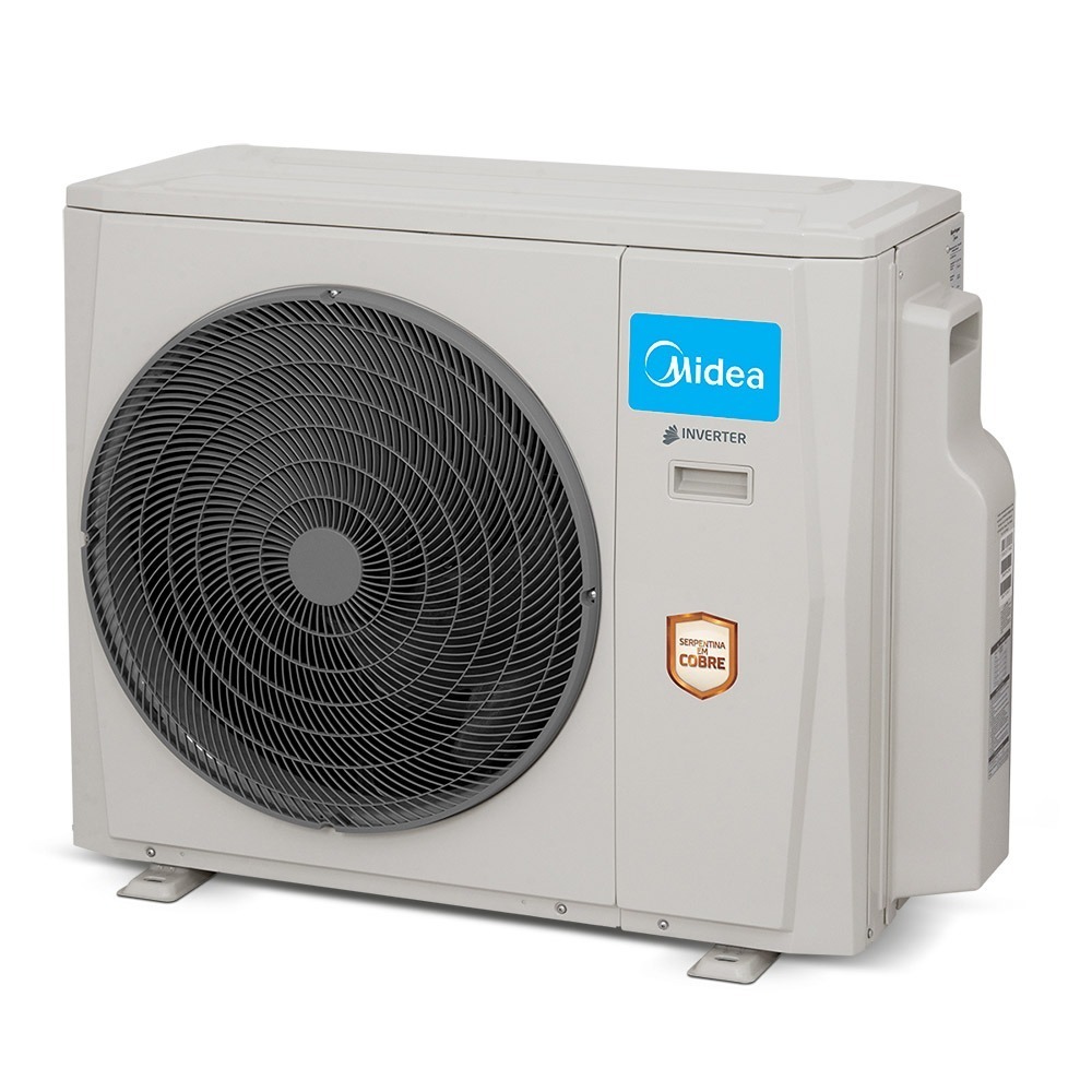 Ar-Condicionado Multi Split Inverter Midea 42.000 (1x Evap HW 9.000 + 4x Evap HW 12.000) Quente/Frio 220V