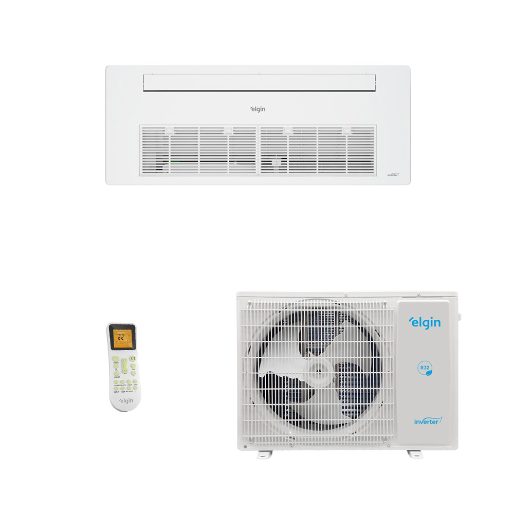 Ar-Condicionado Split Cassete 1 Via Inverter Elgin One Air WI-FI 18.000 BTUs Quente/Frio 220V Monofásico Ar-Condicionado Split Cassete 1 Via Inverter Elgin One Air WI-FI 18.000 BTUs Quente/Frio 220V Monofásico