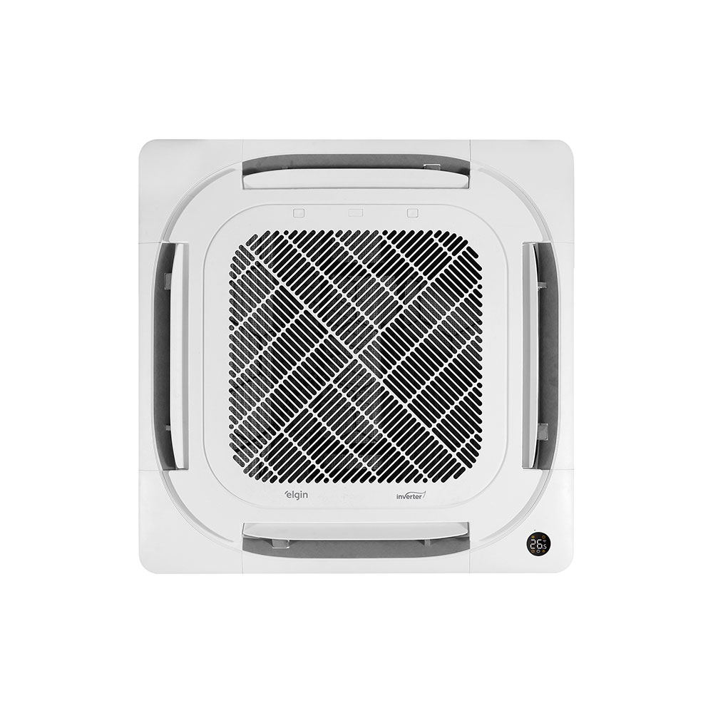 Ar-Condicionado Split Cassete 4 Vias Eco Inverter Elgin 36.000 BTUs Só Frio 220V Monofásico Ar-Condicionado Split Cassete 4 Vias Eco Inverter Elgin 36.000 BTUs Só Frio 220V Monofásico