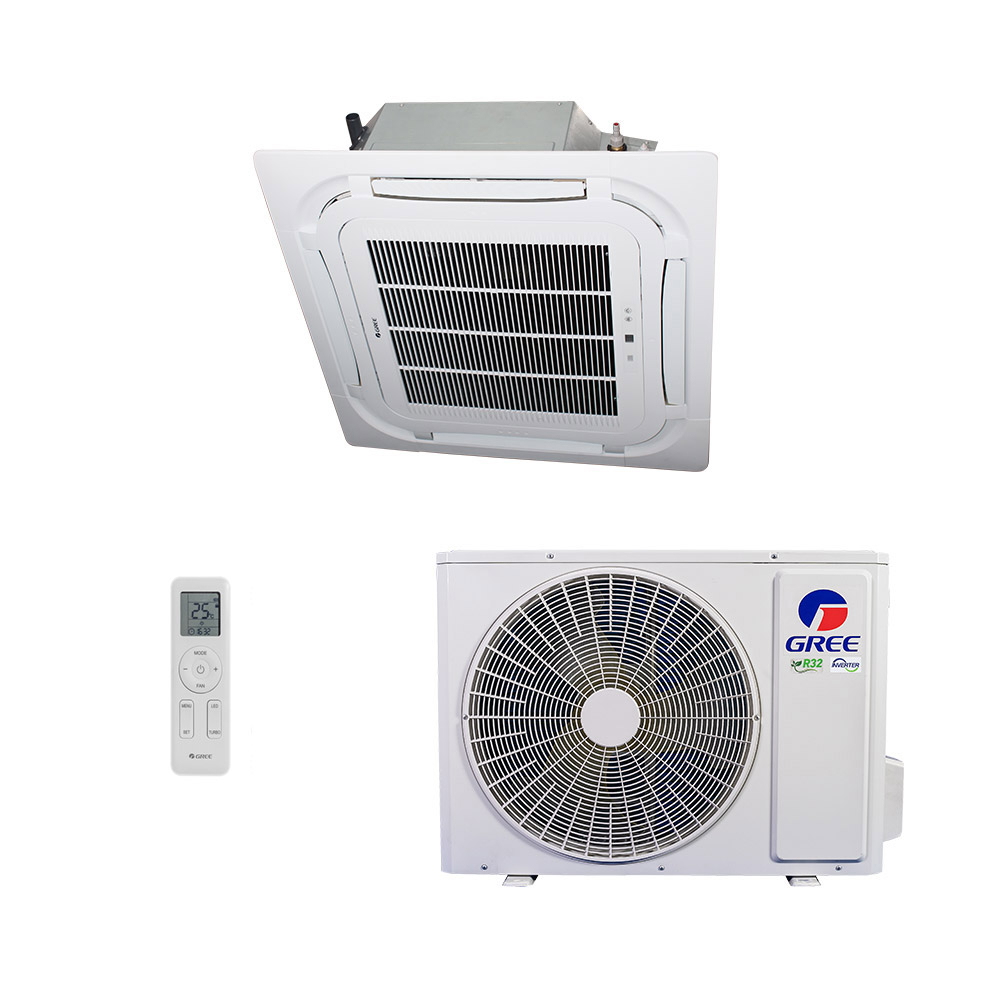 Ar-Condicionado Split Cassete 4 Vias Gree G-Prime Inverter Compact 54.000 BTUs R-32 Só Frio 220V Monofásico Ar-Condicionado Split Cassete 4 Vias Gree G-Prime Inverter Compact 54.000 BTUs R-32 Só Frio 220V Monofásico