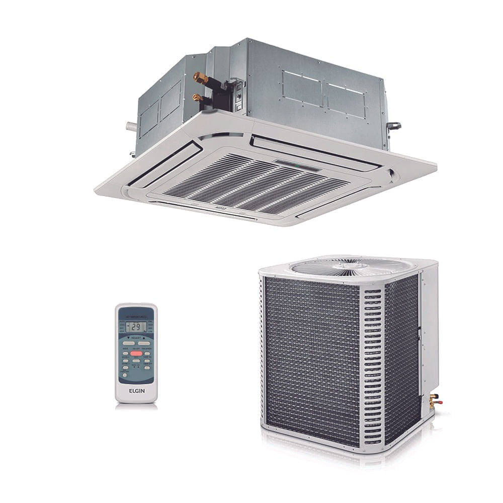 Ar-Condicionado Split Cassete 4 Vias Inverter Elgin 36.000 BTUs Só Frio 220V Monofásico
