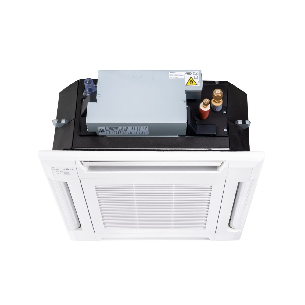 Ar-condicionado Split Cassete 4 Vias Inverter Fujitsu Airstage 18.000 BTUs R-32 Quente/Frio 220V Monofásico